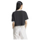 Adidas Γυναικεία κοντομάνικη μπλούζα Adicolor Classics 3-Stripes Loose Crop Tee